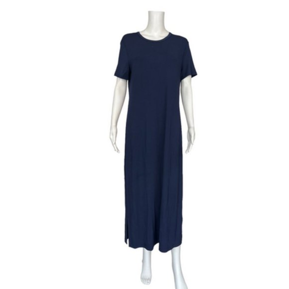 $1395 NWT Michael Kors Blue Indigo Shirt Dress size 12 - Picture 1 of 9